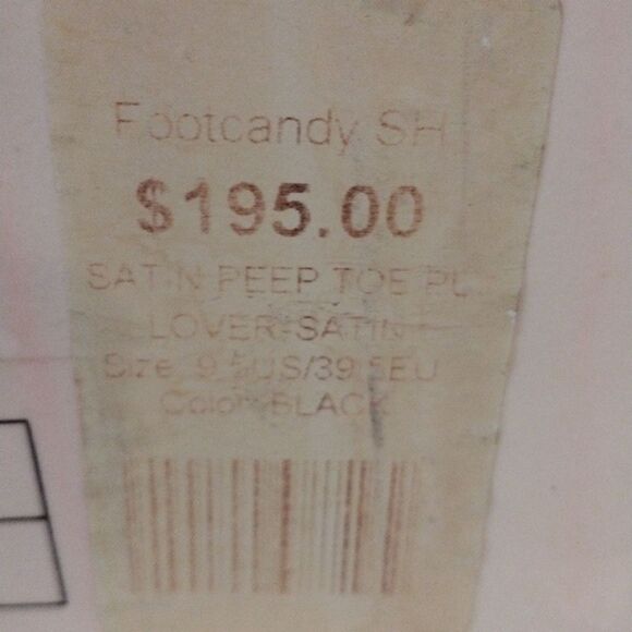 Footcandy Satin Peep Toe Heels - Picture 8 of 10
